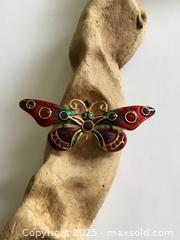 MaxSold Auction: Joan Rivers Designer Enamel Butterfly Brooch - Saanich (British Columbia, Canada) PARTNER MANAGED Sale Online Auction - Old West Saanich Road
