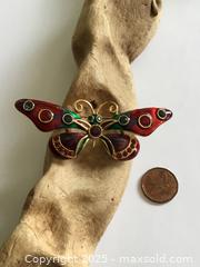 MaxSold Auction: Joan Rivers Designer Enamel Butterfly Brooch - Saanich (British Columbia, Canada) PARTNER MANAGED Sale Online Auction - Old West Saanich Road
