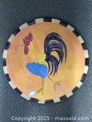 MaxSold Auction: Large Folk Art Hand Painted Rooster on Wood - Saanich (British Columbia, Canada) PARTNER MANAGED Sale Online Auction - Old West Saanich Road