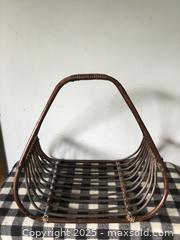 MaxSold Auction: Large Rattan Wood Basket - Saanich (British Columbia, Canada) PARTNER MANAGED Estate Sale Online Auction - Old West Saanich Road