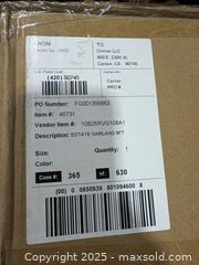 MaxSold Auction: NIB Frontgate 9ft estate garland - Hatboro (Pennsylvania, USA) PARTNER MANAGED Estate Sale Online Auction - Jacksonville Road