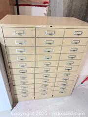 MaxSold Auction: Forms Drawer Cabinet - Hamilton (Ontario, Canada) SELLER MANAGED Moving Online Auction - Silverbirch Blvd