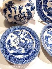 MaxSold Auction: 7 Pc Lot Vintage Japan Blue Willow Carafe Plates Bowl+ - Westminster (Colorado, USA) SELLER MANAGED Downsizing Online Auction - Raritan Street