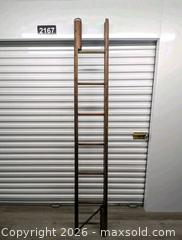 MaxSold Auction: Antique Volunteer Fire Department Folding Pole / Stick Ladder Marked "NSVFD" - Woonsocket (Rhode Island, USA) SELLER MANAGED Downsizing Online Auction -  Providence Street (STORAGE)
