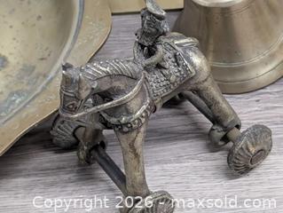 MaxSold Auction: Brass/Bronze Mix Lot - Woonsocket (Rhode Island, USA) SELLER MANAGED Downsizing Online Auction -  Providence Street (STORAGE)