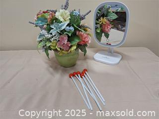 MaxSold Auction: Floral Bouquet,  Mirror  and more - Stone Mills (Ontario, Canada) SELLER MANAGED Charity/Fundraising Online Auction - Academy Street