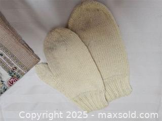 MaxSold Auction: Hand Knit Mittens, Gloves and Scarf - Stone Mills (Ontario, Canada) SELLER MANAGED Charity/Fundraising Online Auction - Academy Street
