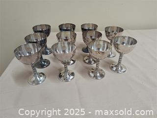 MaxSold Auction: Metal Globlets with Beautiful Stems - Stone Mills (Ontario, Canada) SELLER MANAGED Charity/Fundraising Online Auction - Academy Street