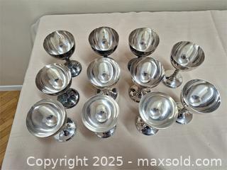 MaxSold Auction: Metal Globlets with Beautiful Stems - Stone Mills (Ontario, Canada) SELLER MANAGED Charity/Fundraising Online Auction - Academy Street