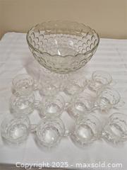 MaxSold Auction: Punch Bowl and Glasses - Stone Mills (Ontario, Canada) SELLER MANAGED Charity/Fundraising Online Auction - Academy Street