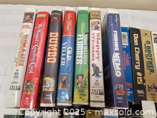 MaxSold Auction: VHS Movies - Stone Mills (Ontario, Canada) SELLER MANAGED Charity/Fundraising Online Auction - Academy Street