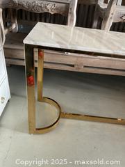 MaxSold Auction: Brass and Marble Table - Burlington (Ontario, Canada) PARTNER MANAGED Estate Sale Online Auction - Fairview Street (STORAGE)