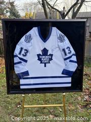 MaxSold Auction: Professionally Framed , Signed Mats SUNDIN Jersey , 40” x38 “ , ready to Hang  - Aurora (Ontario, Canada) SELLER MANAGED Estate Sale Online Auction -  Closs Square