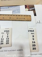 MaxSold Auction: McMurray Air Service Ltd. 1960s Promotional Calendar Boards (About 9 x 12") - Gull Lake (Alberta, Canada) SELLER MANAGED Reseller Online Auction -  Stuart Avenue