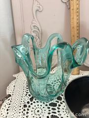 MaxSold Auction: Mid-Century / Retro Aqua Turquoise Patina Item - Gull Lake (Alberta, Canada) SELLER MANAGED Reseller Online Auction -  Stuart Avenue