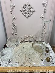 MaxSold Auction: Mixed Clear Glassware Lot — Pressed, Cut, Etched & Blown - Gull Lake (Alberta, Canada) SELLER MANAGED Reseller Online Auction -  Stuart Avenue