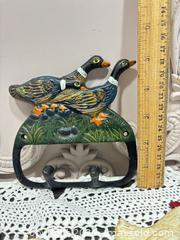 MaxSold Auction: Set of 4 Multicolor Cast Iron Farm Animal Wall Hooks - Gull Lake (Alberta, Canada) SELLER MANAGED Reseller Online Auction -  Stuart Avenue