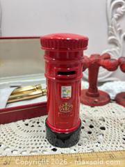 MaxSold Auction: Sheaffer Pen & Pencil Set with Box, Red Postbox Figurine & Hooks - Gull Lake (Alberta, Canada) SELLER MANAGED Reseller Online Auction -  Stuart Avenue