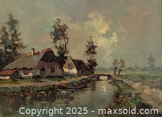 MaxSold Auction: Oil Painting  - Newmarket (Ontario, Canada) SELLER MANAGED Downsizing Online Auction - Amberlee Court.