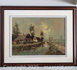 MaxSold Auction: Oil Painting  - Newmarket (Ontario, Canada) SELLER MANAGED Downsizing Online Auction - Amberlee Court.