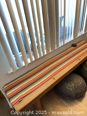 MaxSold Auction: Rustic Solid Wood Bench 72x15x18 Natural Light Honey - Agoura Hills (California, USA) SELLER MANAGED Moving Online Auction -  Medea Lane (CONDO)
