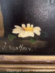 MaxSold Auction: Vintage Framed Oil Still-Life Painting of Daisies, Signed - Agoura Hills (California, USA) SELLER MANAGED Moving Online Auction -  Medea Lane (CONDO)