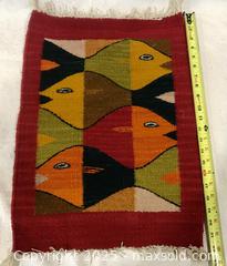 MaxSold Auction: MCM Small Wool Carpet - Vivid Colours - North Saanich (British Columbia, Canada) SELLER MANAGED Charity/Fundraising Online Auction - Forest Park Drive                     