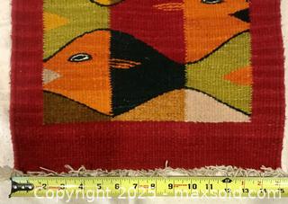 MaxSold Auction: MCM Small Wool Carpet - Vivid Colours - North Saanich (British Columbia, Canada) SELLER MANAGED Charity/Fundraising Online Auction - Forest Park Drive                     