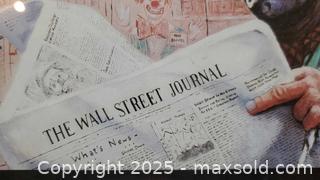 MaxSold Auction: Framed Art Print: Clown Reading &#34;The Wall Street Journal&#34; - Vaughan (Ontario, Canada) SELLER MANAGED Estate Sale Online Auction - Mill Arbour Lane