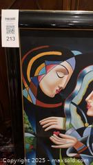 MaxSold Auction: Framed Canvas Painting with Signature Appearing &#39;Perrot/Berast&#39; - Vaughan (Ontario, Canada) SELLER MANAGED Estate Sale Online Auction - Mill Arbour Lane