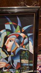 MaxSold Auction: Framed Canvas Painting with Signature Appearing &#39;Perrot/Berast&#39; - Vaughan (Ontario, Canada) SELLER MANAGED Estate Sale Online Auction - Mill Arbour Lane