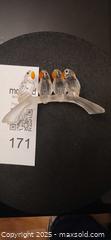MaxSold Auction: Swarovski Crystal Bird Group on Branch, Clear with Colored Accents - Vaughan (Ontario, Canada) SELLER MANAGED Estate Sale Online Auction - Mill Arbour Lane