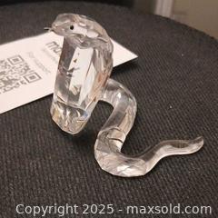 MaxSold Auction: Swarovski Crystal Cobra Snake Figurine (See description &#38; pictures) - Vaughan (Ontario, Canada) SELLER MANAGED Estate Sale Online Auction - Mill Arbour Lane