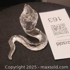 MaxSold Auction: Swarovski Crystal Cobra Snake Figurine (See description &#38; pictures) - Vaughan (Ontario, Canada) SELLER MANAGED Estate Sale Online Auction - Mill Arbour Lane