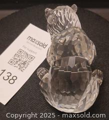 MaxSold Auction: Swarovski Crystal Grizzly Bear from &#34;Rare Encounters&#34; (Retired 2006) - Vaughan (Ontario, Canada) SELLER MANAGED Estate Sale Online Auction - Mill Arbour Lane