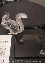 MaxSold Auction: Swarovski Crystal SCS 10th Anniversary 1997 Squirrel with etched signature base - Vaughan (Ontario, Canada) SELLER MANAGED Estate Sale Online Auction - Mill Arbour Lane