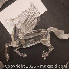 MaxSold Auction: Swarovski Crystal SCS 1998 Pegasus Figurine from &#34;Fabulous Creatures&#34; - Vaughan (Ontario, Canada) SELLER MANAGED Estate Sale Online Auction - Mill Arbour Lane