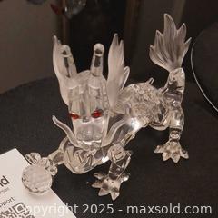 MaxSold Auction: Swarovski Crystal SCS Dragon 1997 From &#34;Fabulous Creatures&#34; Designer Gabriel Stamey - Vaughan (Ontario, Canada) SELLER MANAGED Estate Sale Online Auction - Mill Arbour Lane