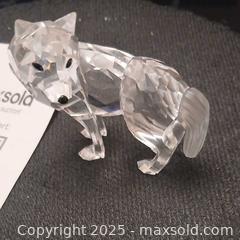 MaxSold Auction: Swarovski Cut Crystal Wolf Figurine, Faceted - Vaughan (Ontario, Canada) SELLER MANAGED Estate Sale Online Auction - Mill Arbour Lane