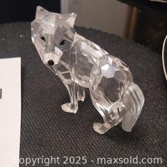 MaxSold Auction: Swarovski Cut Crystal Wolf Figurine, Faceted - Vaughan (Ontario, Canada) SELLER MANAGED Estate Sale Online Auction - Mill Arbour Lane