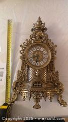 MaxSold Auction: Victorian/Rococo Revival Gilded Mantel Shelf Clock, Roman Dial - Vaughan (Ontario, Canada) SELLER MANAGED Estate Sale Online Auction - Mill Arbour Lane