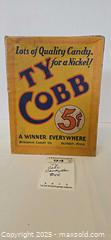 MaxSold Auction: Ty Cobb Vintage Candy Store Display Box by Benjamin Candy Co. - Northampton (Pennsylvania, USA) PARTNER MANAGED Moving Online Auction - East Tenth Street