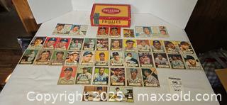 MaxSold Auction: Vintage Topps Baseball Trading Cards - Featuring Warren Spahn (1950s–1960s) - Northampton (Pennsylvania, USA) PARTNER MANAGED Moving Online Auction - East Tenth Street