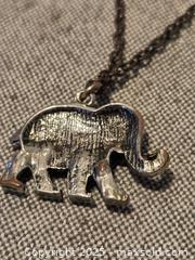 MaxSold Auction: Brown Steel Chain Elephant Pendant - Oro-Medonte (Ontario, Canada) SELLER MANAGED Downsizing Online Auction - Saint Antoine