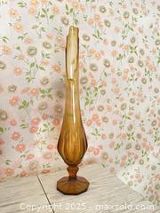 MaxSold Auction: Amber Coloured Swung Vase - New Westminster (British Columbia, Canada) SELLER MANAGED Estate Sale Online Auction - Sixth Avenue