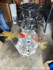 MaxSold Auction:  An Outdoor Lighted Snowman lawn decoration - New Westminster (British Columbia, Canada) SELLER MANAGED Estate Sale Online Auction - Sixth Avenue