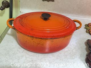 MaxSold Auction: Creuset Dutch Oven, Pfaltzgraff Serving Bowl, Pumpkin Coasters and a Trivet - New Westminster (British Columbia, Canada) SELLER MANAGED Estate Sale Online Auction - Sixth Avenue