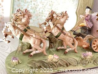 MaxSold Auction: Vintage Capodimonte Porcelain Cinderella Horse-drawn Carriage  - New Westminster (British Columbia, Canada) SELLER MANAGED Estate Sale Online Auction - Sixth Avenue