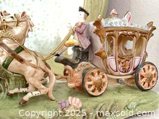 MaxSold Auction: Vintage Capodimonte Porcelain Cinderella Horse-drawn Carriage  - New Westminster (British Columbia, Canada) SELLER MANAGED Estate Sale Online Auction - Sixth Avenue
