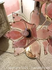 MaxSold Auction: Vintage Hollywood Regency Pink Lotus Lamp   - New Westminster (British Columbia, Canada) SELLER MANAGED Estate Sale Online Auction - Sixth Avenue